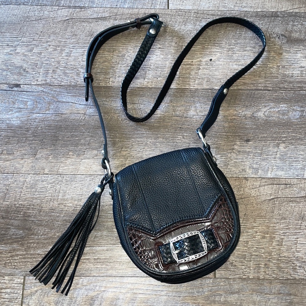 Brighton Leather Crossbody Handbag